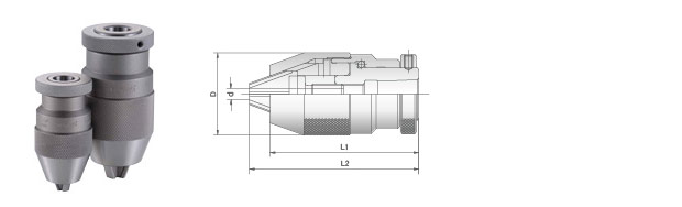 Keyless Drill Chucks with thru-hole for EDM