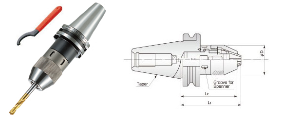 Drill Chucks - CNC Keyless Drill Chucks - YUKIWA SEIKO USA INC.