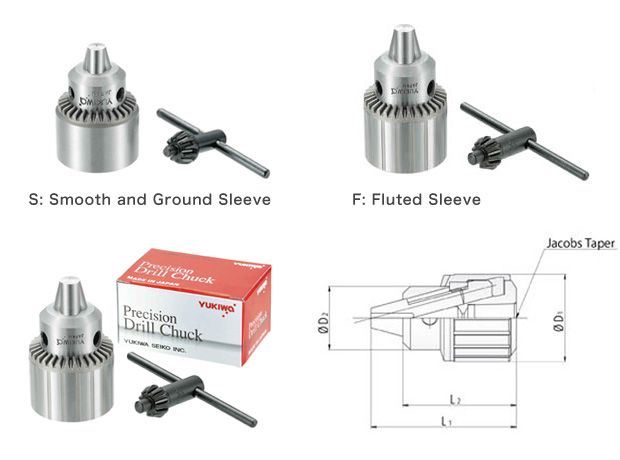 Industrial Keyed Drill Chucks (Taper Mounted Model)